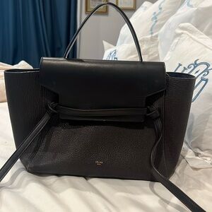 Beautiful mini Celine belt bag dark brown